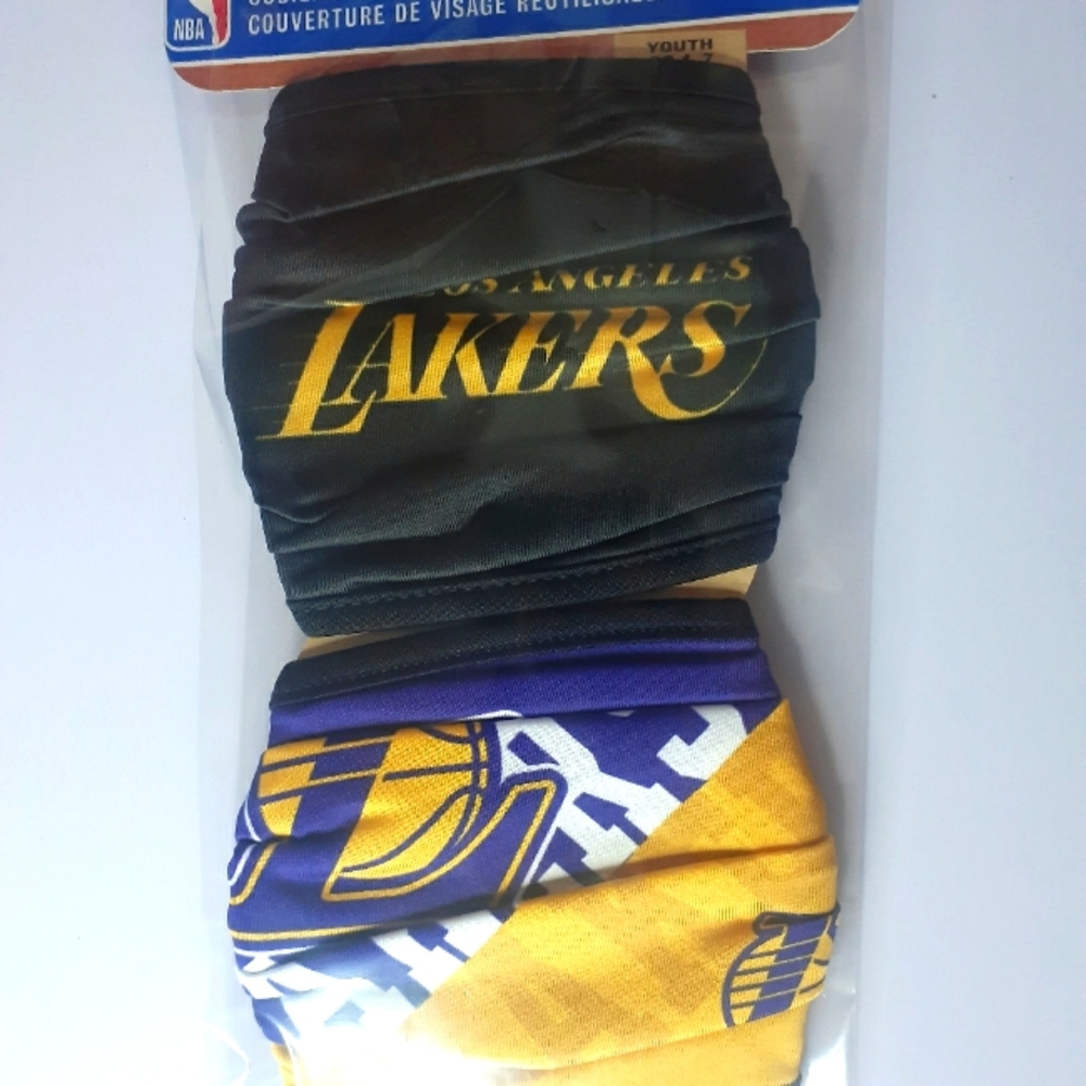 NBA Lakers masks set of two (youth)
